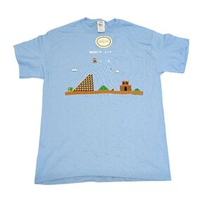 New Vintage Style 2007 Official Nintendo Super Mario T-Shirt Medium